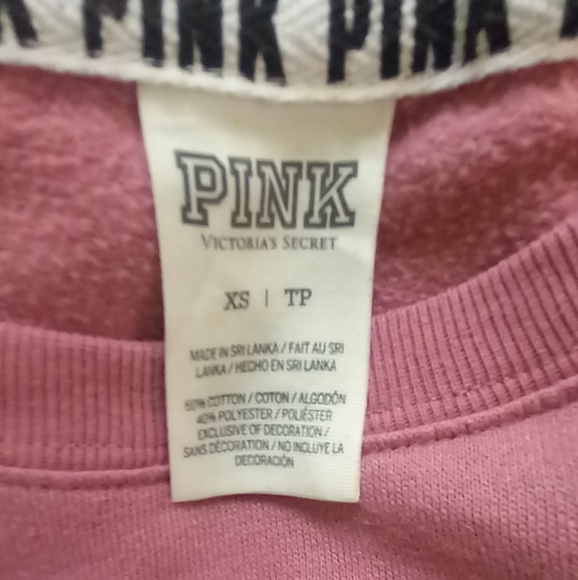 #124 VS Pink Crew Sweater🙃 - Picture 4 of 4